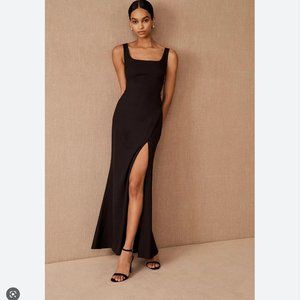 Anthropology BHLDN Catarina Crepe Maxi Dress